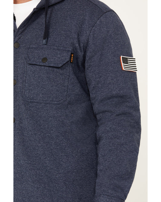 Men's Racine Hooded Shirt Jacket