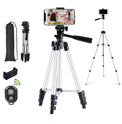 Ultimate Portable Adjustable Phone Tripod Perfect Selfie Stand for YouTube and Live Videos