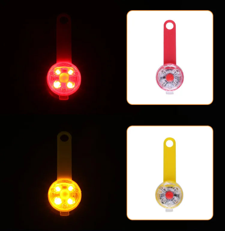 Luminous LED Pet Collar Pendant - Waterproof & Flashing Safety Light for Dogs and Cats