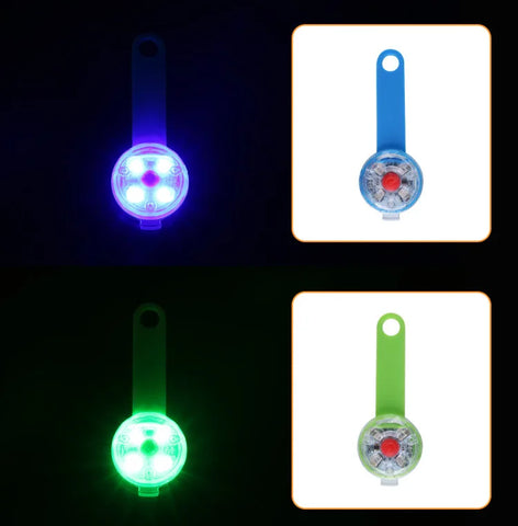 Luminous LED Pet Collar Pendant - Waterproof & Flashing Safety Light for Dogs and Cats