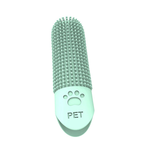 Gentle Tartar Removal Pet Silicone Finger Toothbrushes for Healthy Teeth