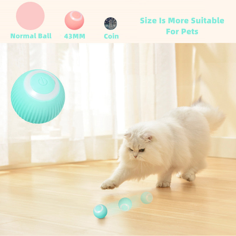 Electric Cat Ball Toys Automatic Rolling Interactive Fun for Cats