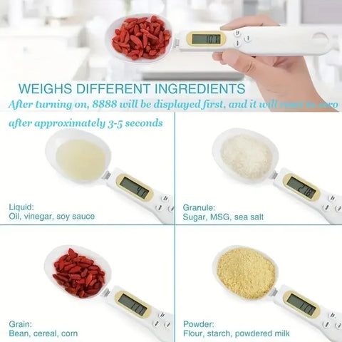 Mini LCD Food Scale 500g Digital Measuring Tool for Flour, Milk, and Coffee