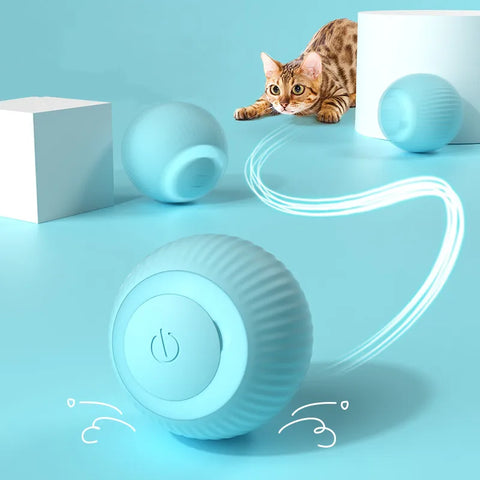 Electric Cat Ball Toys Automatic Rolling Interactive Fun for Cats