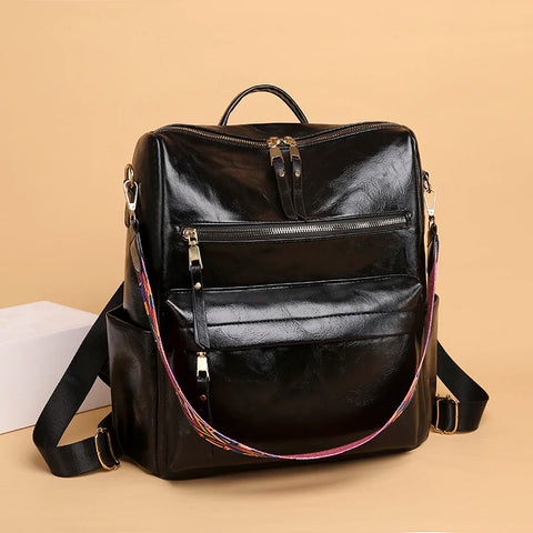 New Women’s Fashion PU Leather Backpack Purse