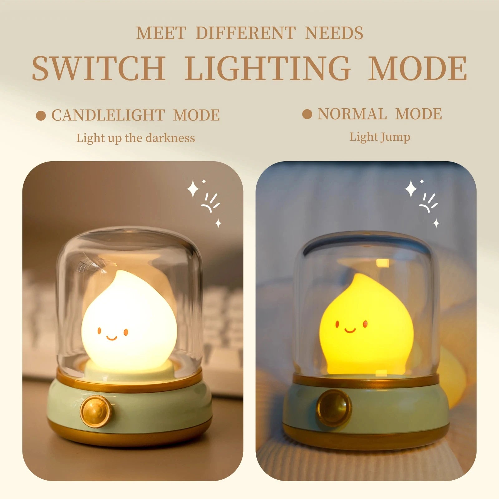 Mini Desktop LED Cartoon Night Light