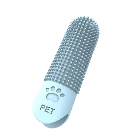 Gentle Tartar Removal Pet Silicone Finger Toothbrushes for Healthy Teeth