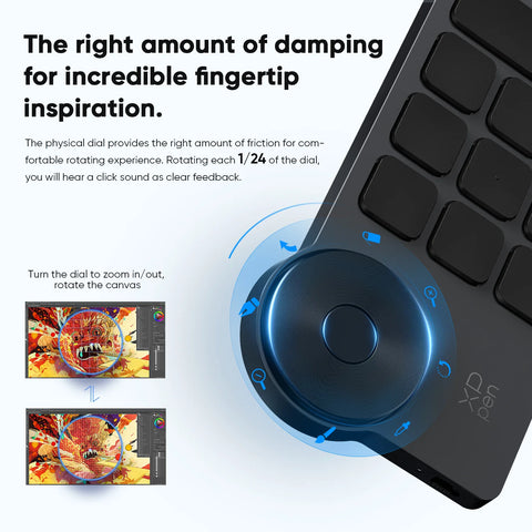 Unlock Creativity XPPen Wireless Shortcut Remote for Graphic Tablets