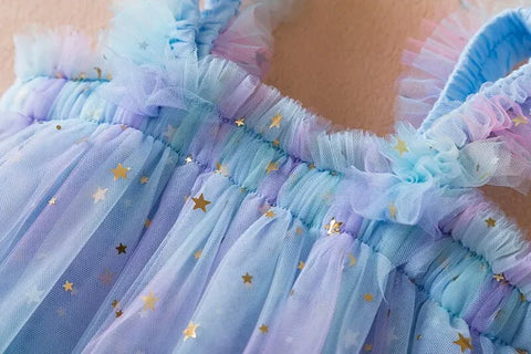 Colorful Tulle Dress for Toddler Girls