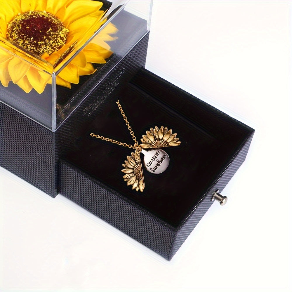 You Are My Sunshine Necklace Gift Box Set